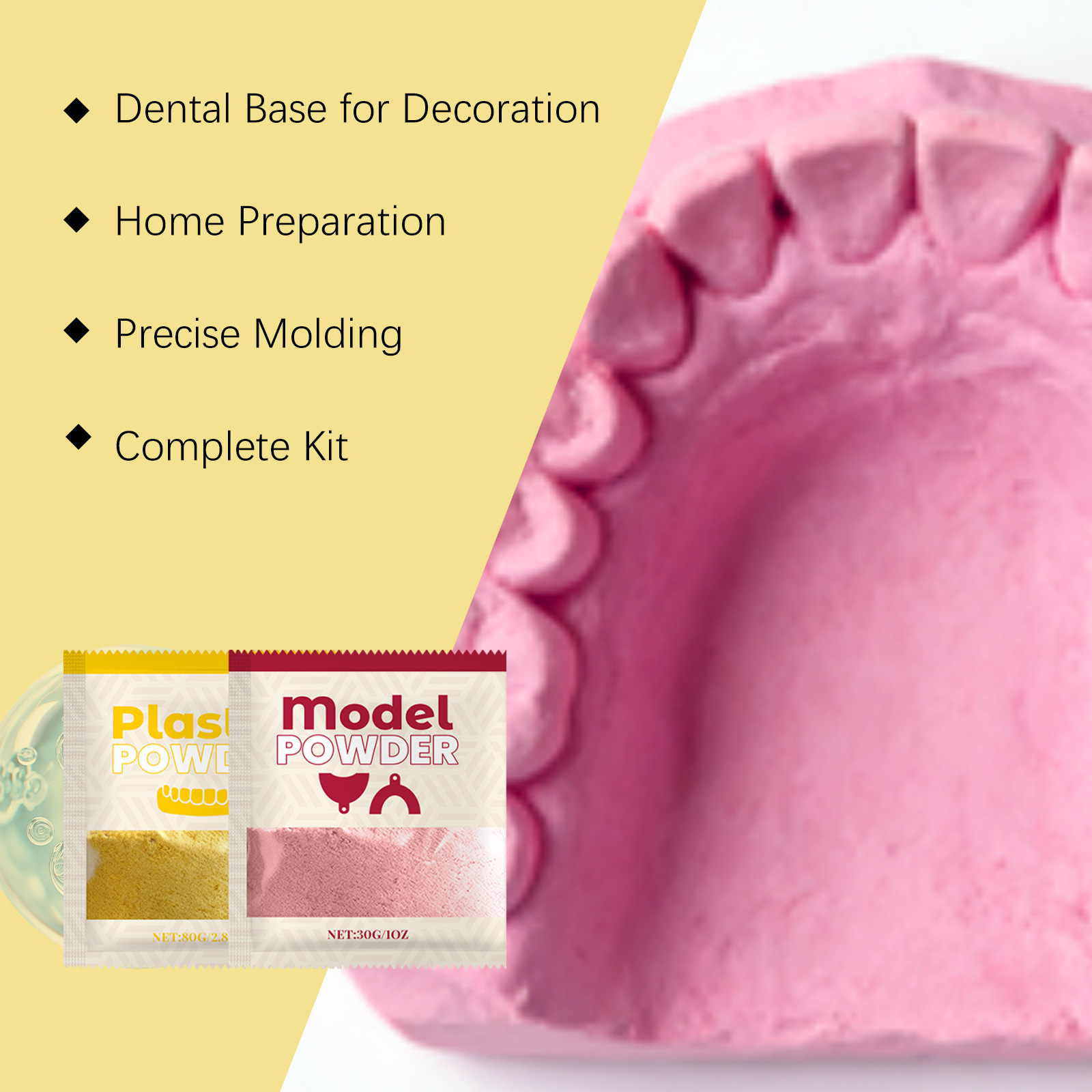 Dental Impression Material Kit - Teeth Model Kit Diy Impression Set