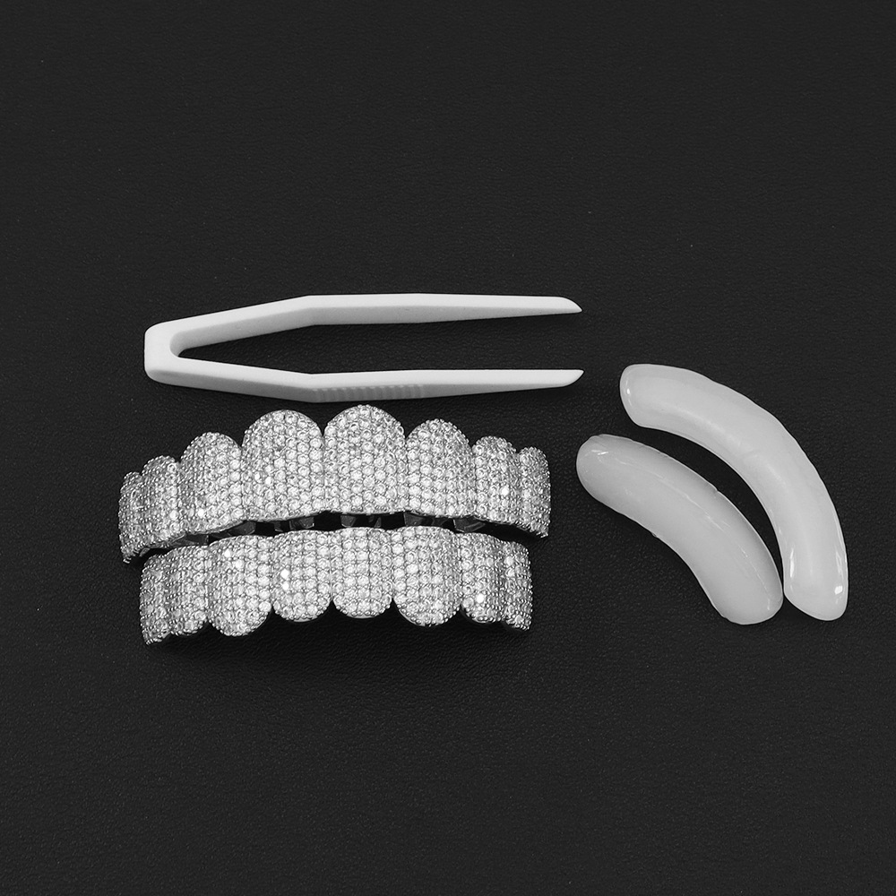 Dental Zirconia Sintering Furnace - Silver Plated Full Iced Out CZ