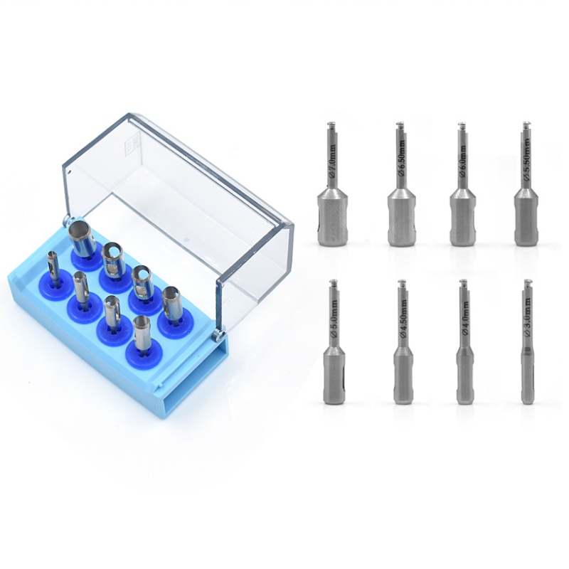 Dental Handpiece Low Speed - 8Pcs Dental Implant Tissue Punch Stainless