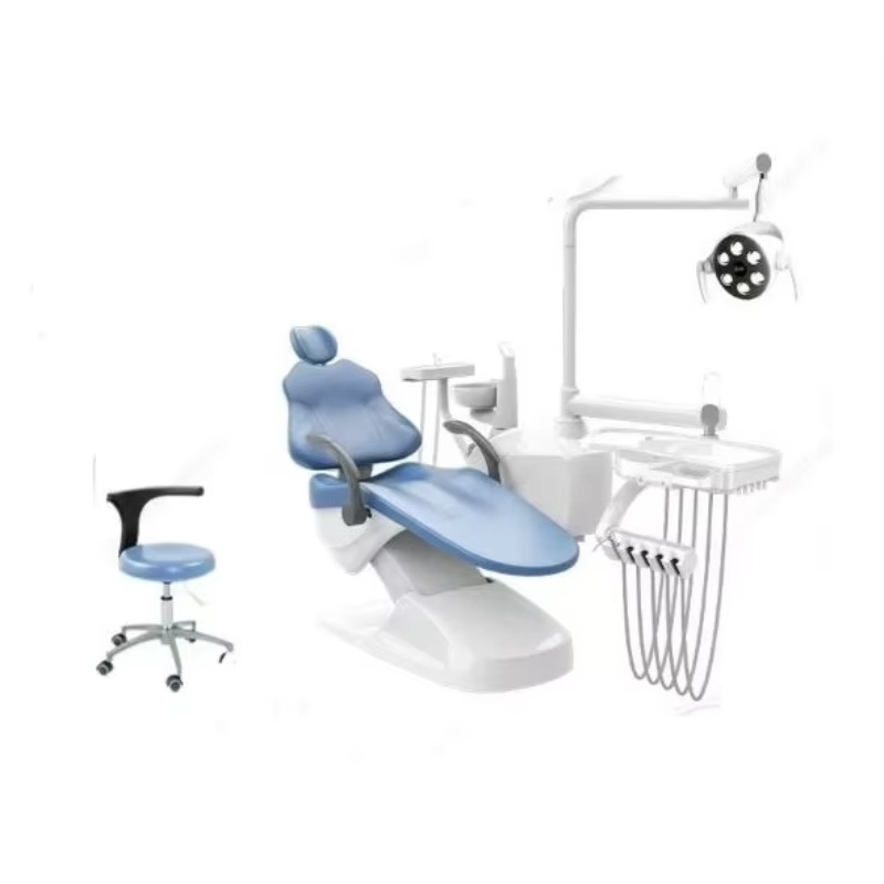 Dental Chair Unit Complete - Removable spittoon 90° removable sidebox dental