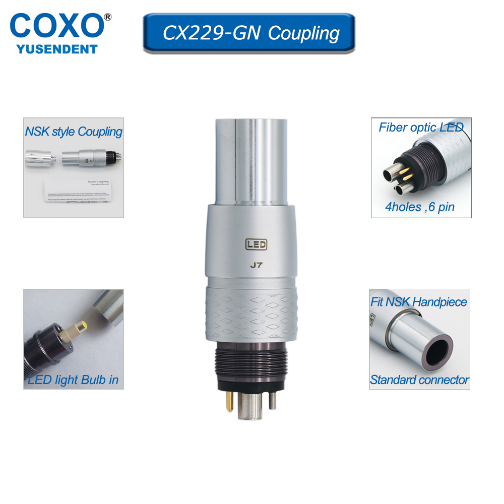 COXO Dental Quick Coupling LED - Dental Handpiece Low Speed recension och pris
