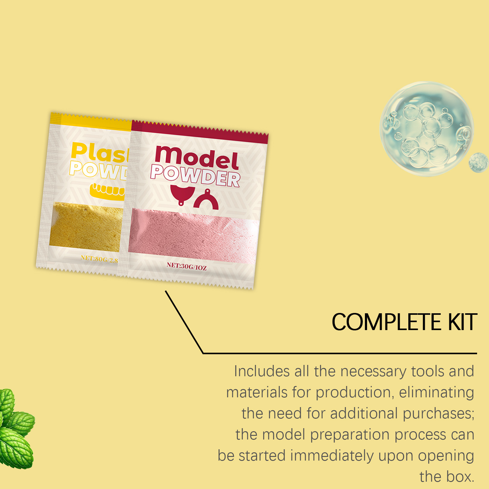 Teeth Model Kit Diy Impression - Dental Impression Material Kit recension och pris