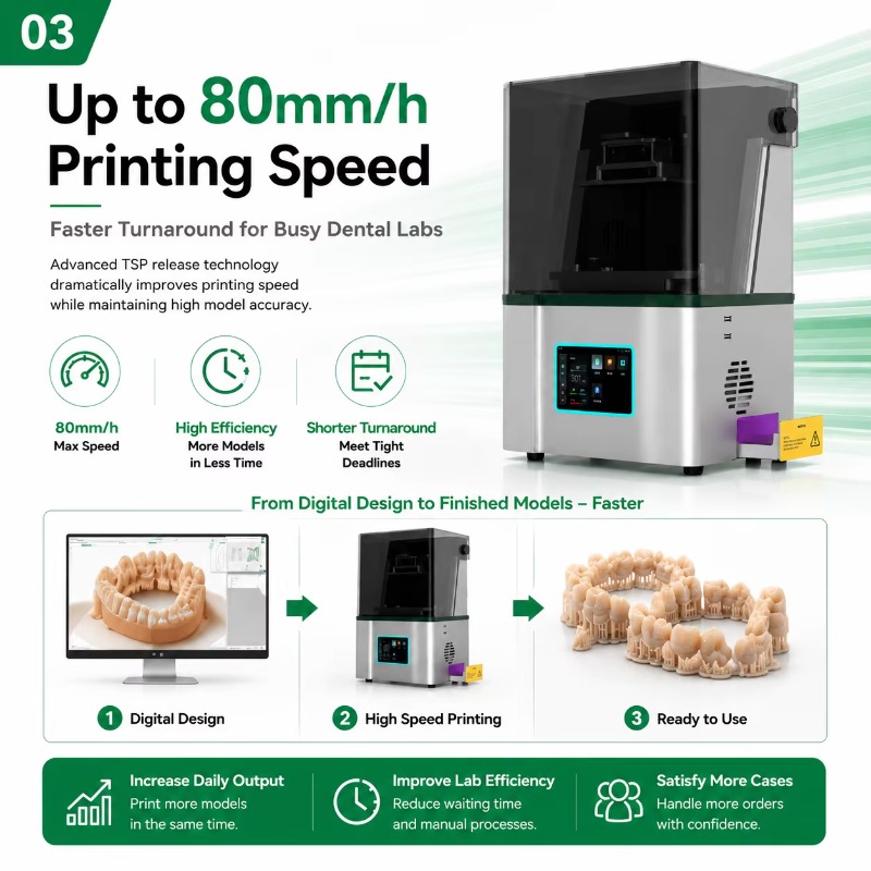 High Precision 9K LCD Dental L - Dental 3D Printer Resin recension och pris