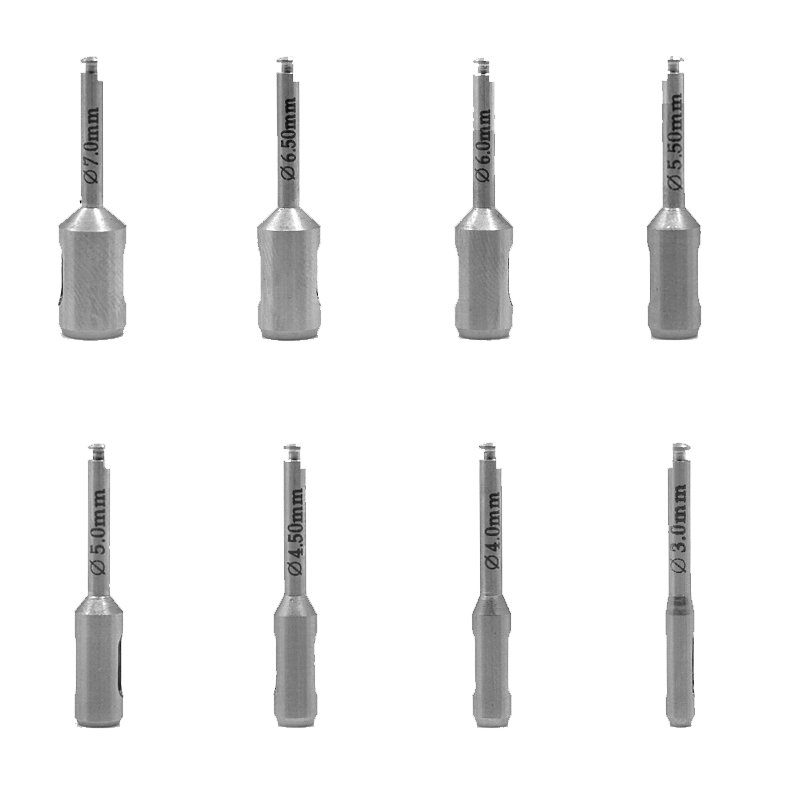 8Pcs Dental Implant Tissue Pun - Dental Handpiece Low Speed recension och pris