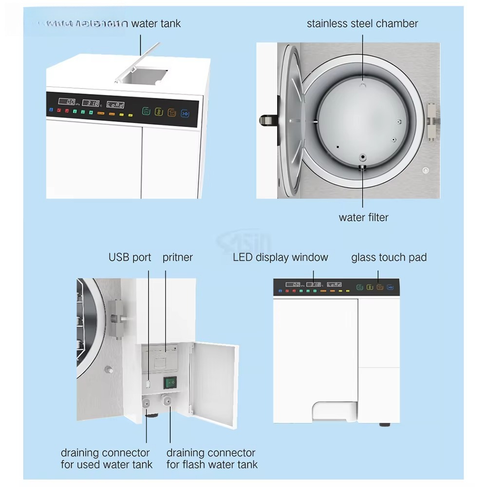 Dental Autoclave 18L 23L Steri - Dental Autoclave Sterilizer 18L recension och pris