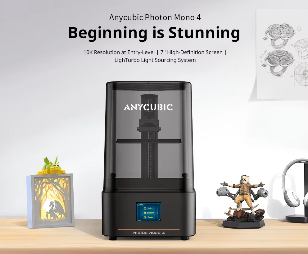 Photon Mono 4 10K LCD Resin 3D - Dental 3D Printer Resin recension och pris